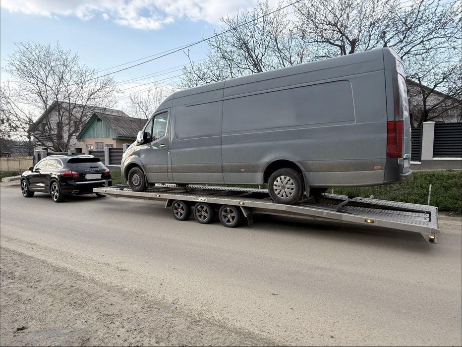 Transport Tractari auto Iasi utilaje platforma de inchiriat 3.5 t Asistenta rutiera