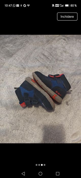 Ghete Kickers din piele