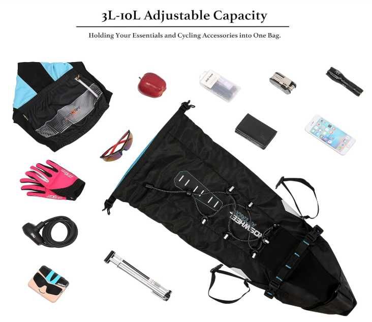 Tubus Cargo Classic багажник туринг bikepacking велотуризъм Roswheel ATTACK чанта за седалка Restrap handlebar bag за кормилото 14 литра за кормило