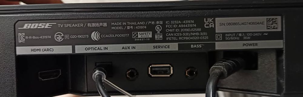 - Vând sondbar BOSE TV SPEAKER   Bluetooth 4.2, HDMI