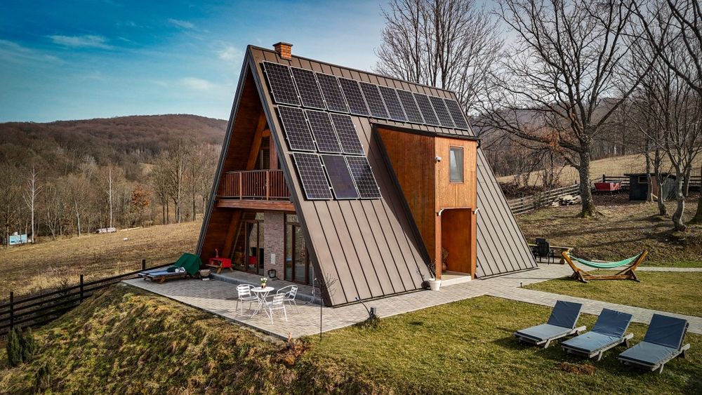 Cabana la munte cu ciubar