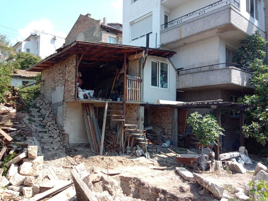 Вита стълба / Външно стълбище - стомана и бетон