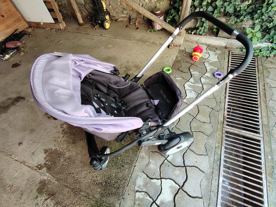 Бебешка количка, сгъваема кошара, корито със стойка!