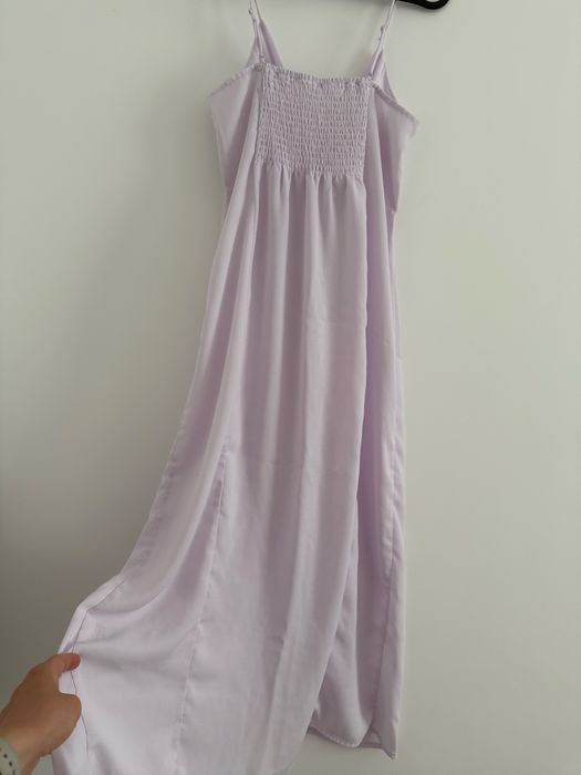 Rochie de plaja culoare lila, H&M, marime S