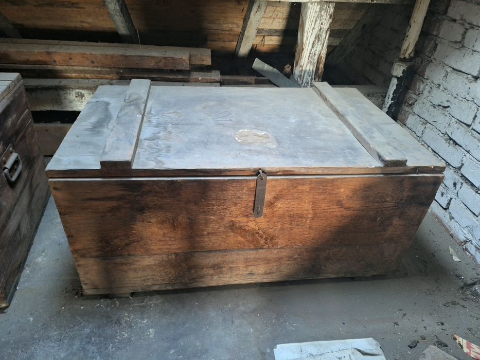 Cufar din lemn masiv/lada zestre