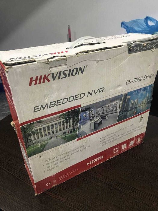 Hikvision DS-7608NI-K2 новый (полный комплект), HDD WD 2TB отдельно