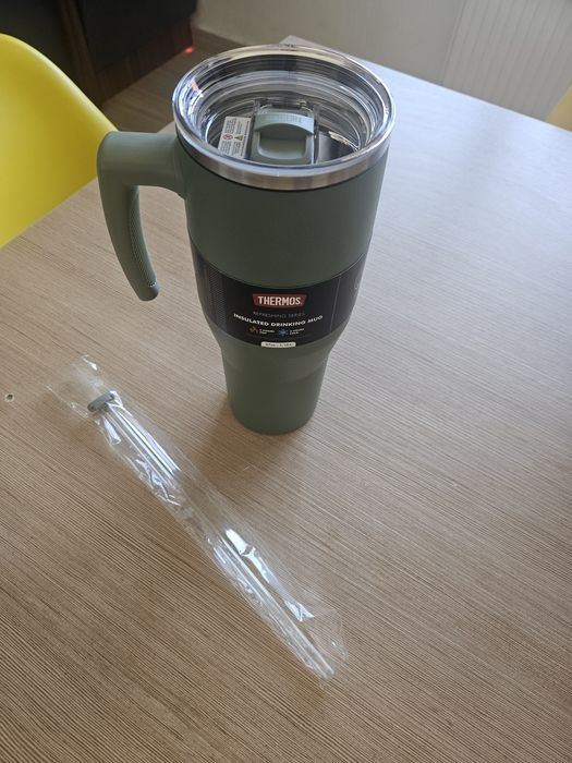 Termos THERMOS cu pai sigilat verde