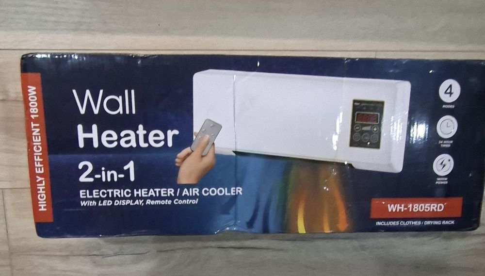 Стенен ел.отоплител Wall Heater 2 в 1