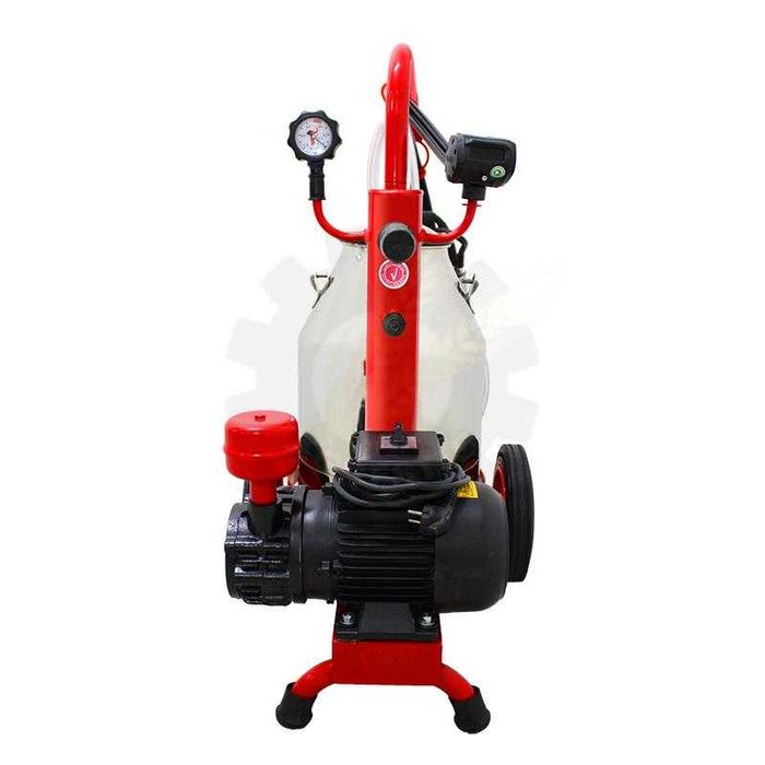 Aparat de muls vaci – 1 post, bidon inox 30L, pompă uscată