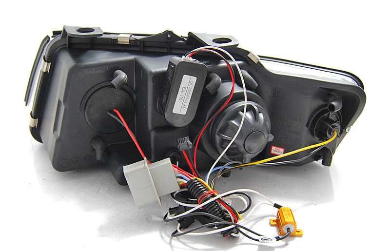 Фарове Ауди А4 Б6 Кабрио Лед Нови Тъмни Тунинг Кабриолет Audi A4 B6