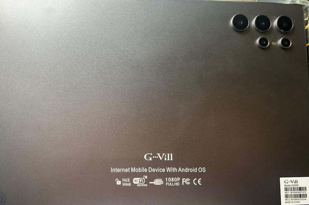 Планшет G-2000. Память 512 gb. 10.1