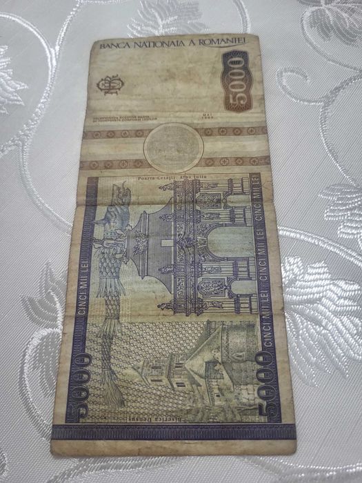Bagnota 5000 lei veche