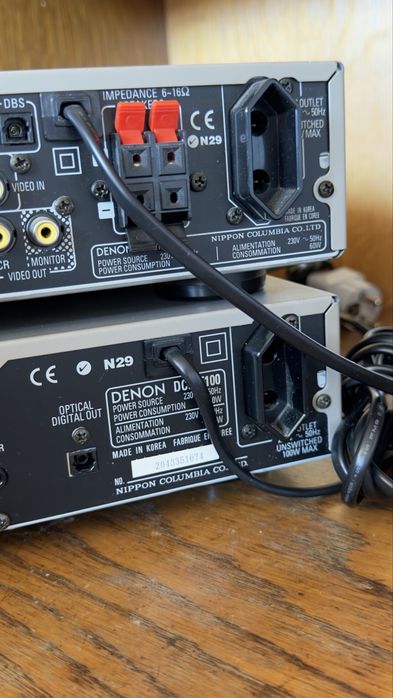 Стерео ресийвър Denon и CD Denon