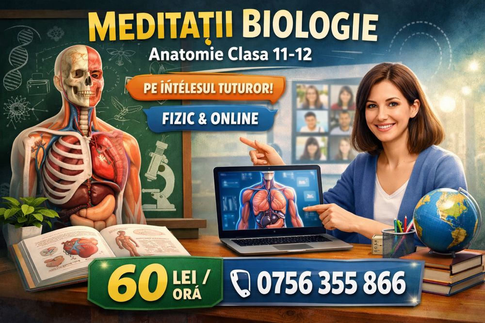 Meditații Biologie – Anatomie (clasa 11-12)