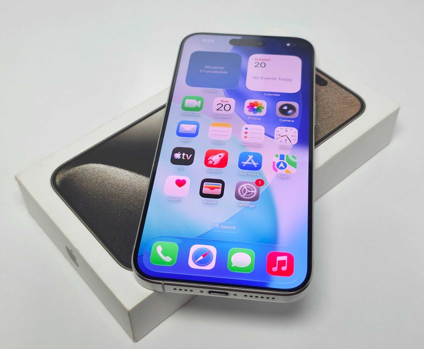 iPhone 15 Pro Max 256GB White Titanium