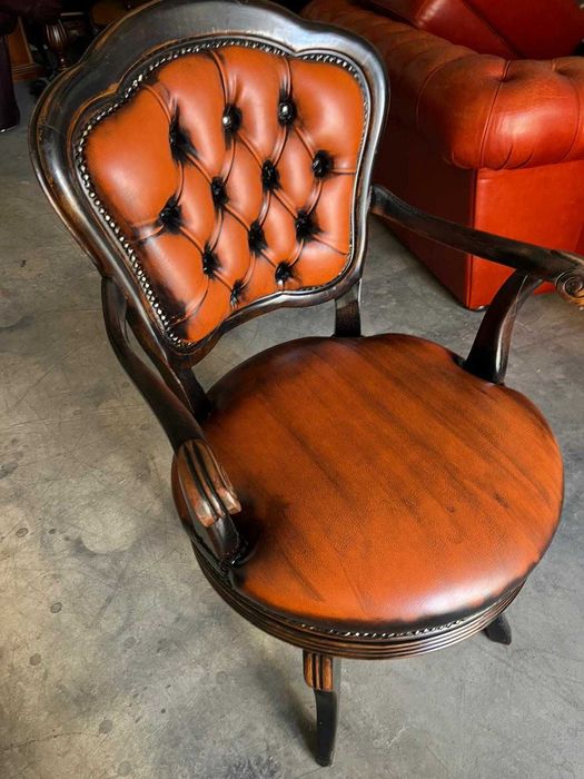 Scaun de birou,stil Chesterfield!