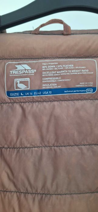 Trespass, Jacheta usoara pliabila