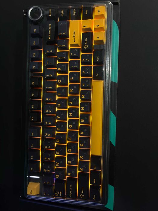 Компактная Механическая клавиатура: AULA F75 (Gasket Mount, 3 Режима)