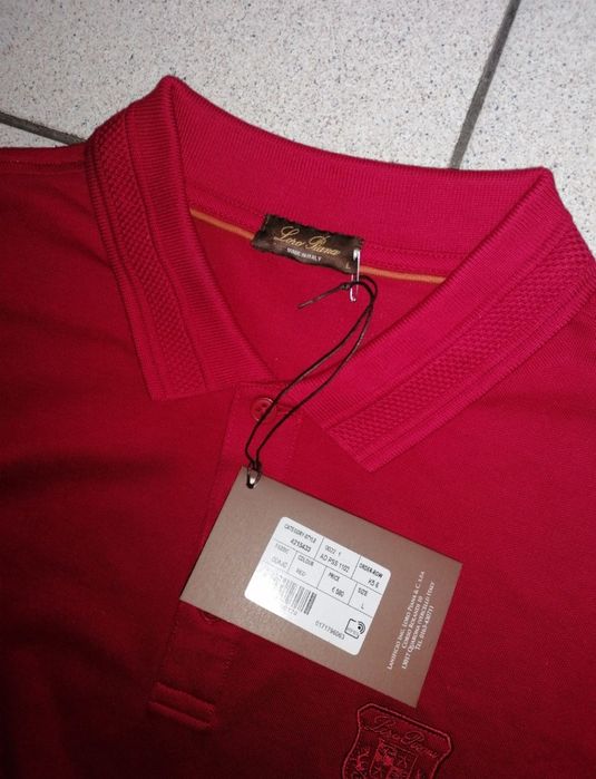 L®ro Piana® - НОВА - мъжка поло тениска - 50(L)