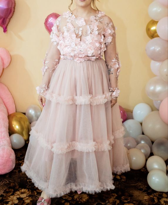 Rochie roz eleganta