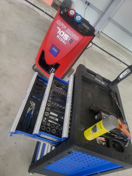 Incarcare cu  freon R134a și 1234yf