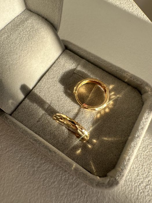 Золотые серьги 750