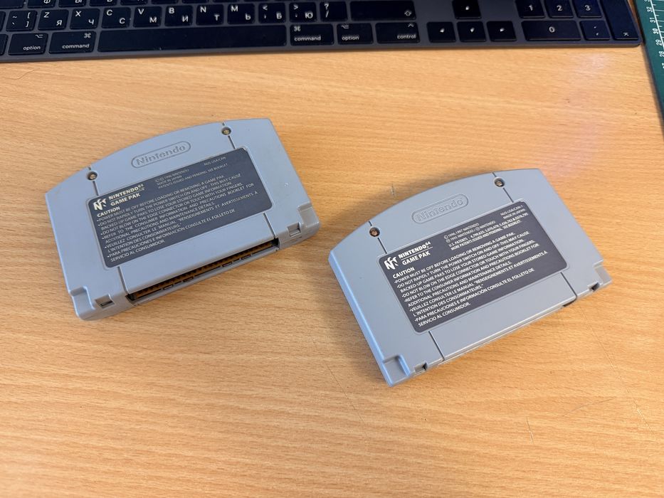 Продам два картриджа nintendo 64 mario cart forsaken