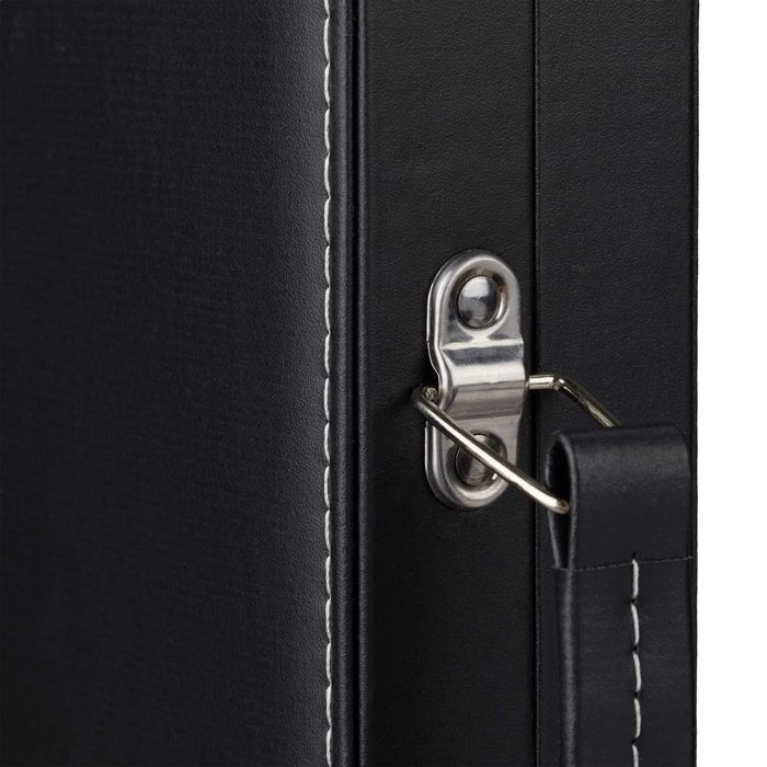 Joc table/backgammon premium in valiza eleganta negru 47 x 36 cm
