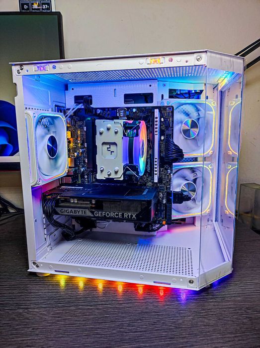 Нов! Ryzen 7 8700F, RTX 5060, 16GB DDR5 RAM, 1TB SSD NVMe, WIFI, Bluetooth