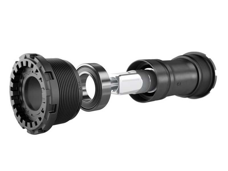 Средно движение Thun 68mm, 120mm BSA капсуловани лагери