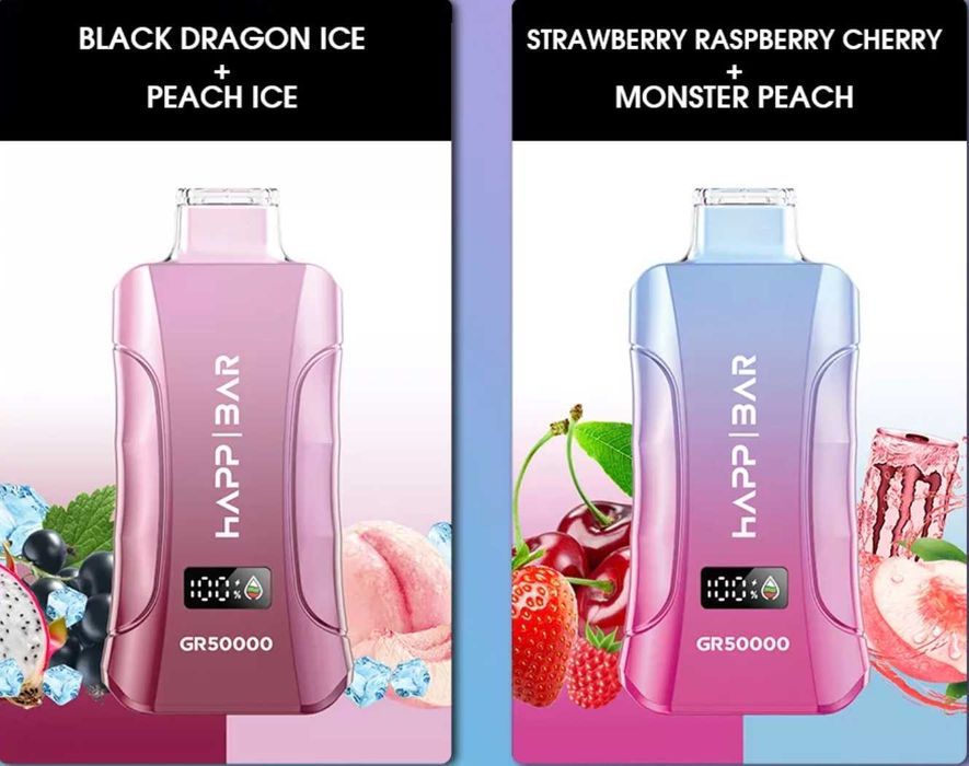 Vape Happ Bar 50 000 Puffs 2 arome