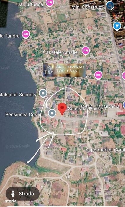 Teren intravilan de vânzare Corbu aproape de Lac multiple posibilități