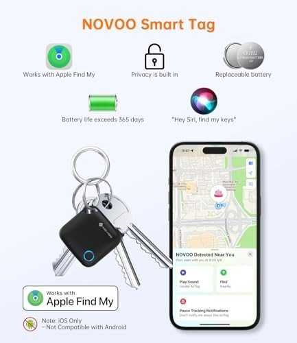 Нов Bluetooth тракер Apple Find My 4 броя за багаж ключове портфейл анти кражба проследяване