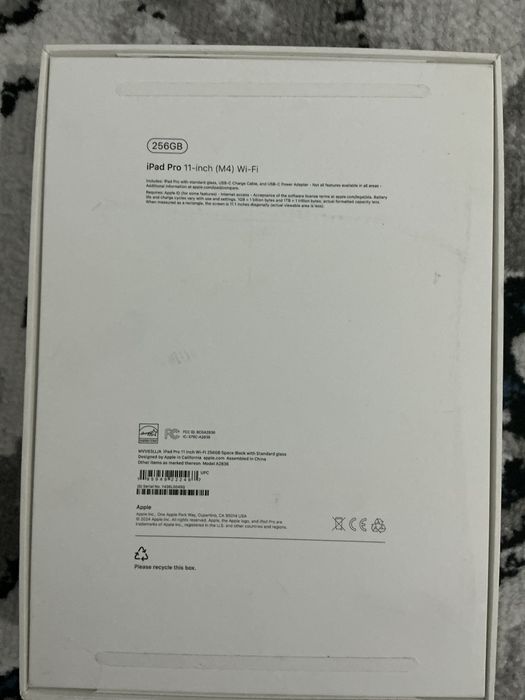 iPad Pro M4. 11” 256 GB wireless