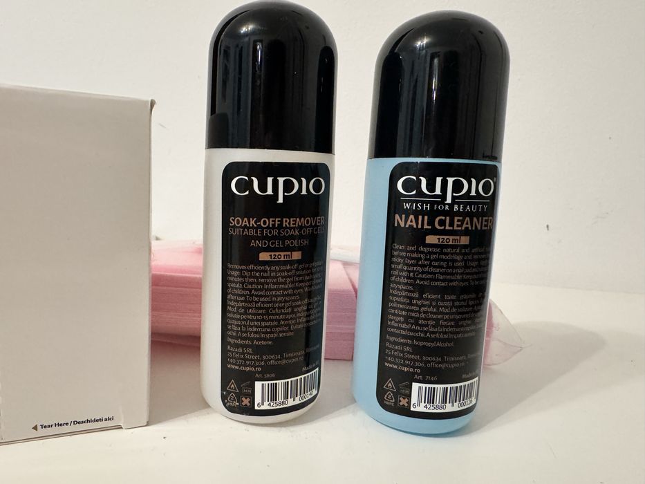 Oje semipermanente Cupio + accesorii