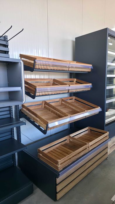 Rafturi PREMIUM , Rafturi magazin , Rafturi paine , fructe si legume , panificatie SHOWROOM