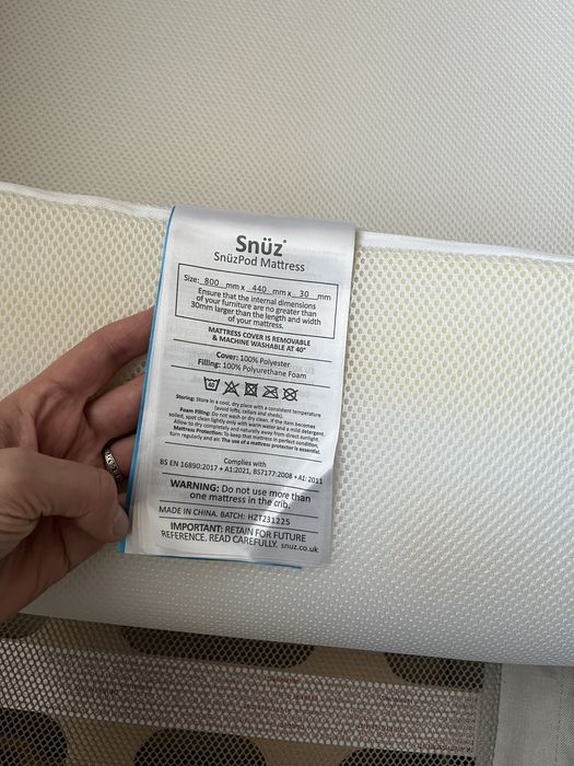 Snüz Бебешка кошара SnuzPod Studio Stockholm + матрак