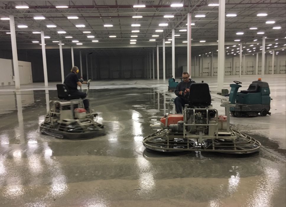 Полы промышленные, эпокисдные, топинг, стяжка