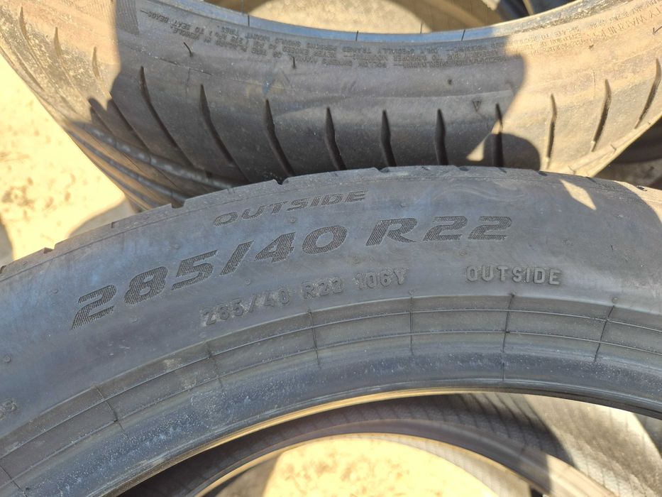 2 Anvelope de VARA - 285/40/22 106Y - PIRELLI P-ZERO MO - APP NOI - DOT 2024 !