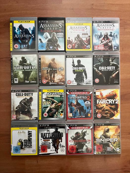 PlayStation 3 игри – Call of Duty, Assassin’s Creed, Uncharted 2 + още | 8€ / брой