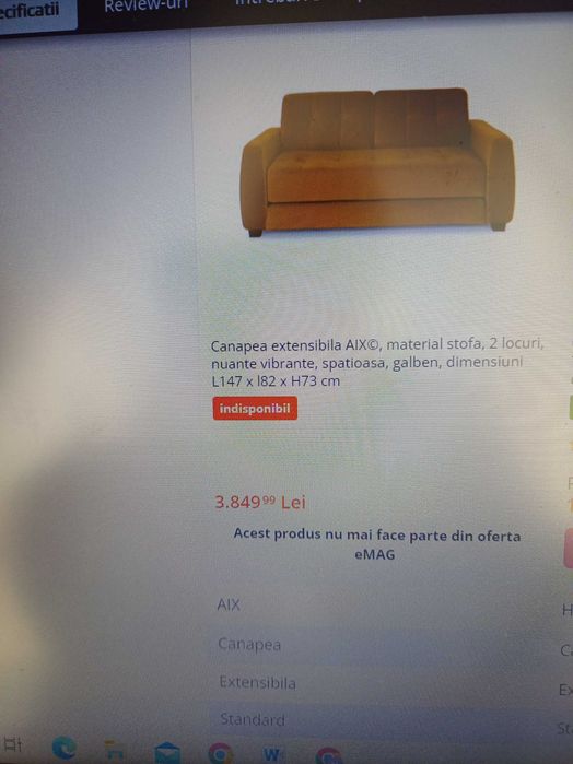 canapea Aix-Caspian Mobexpert