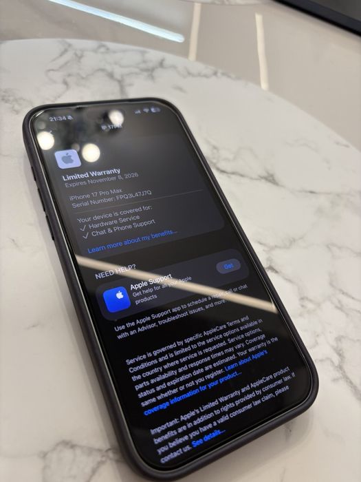Iphone 17 pro max USA като нов 512GB