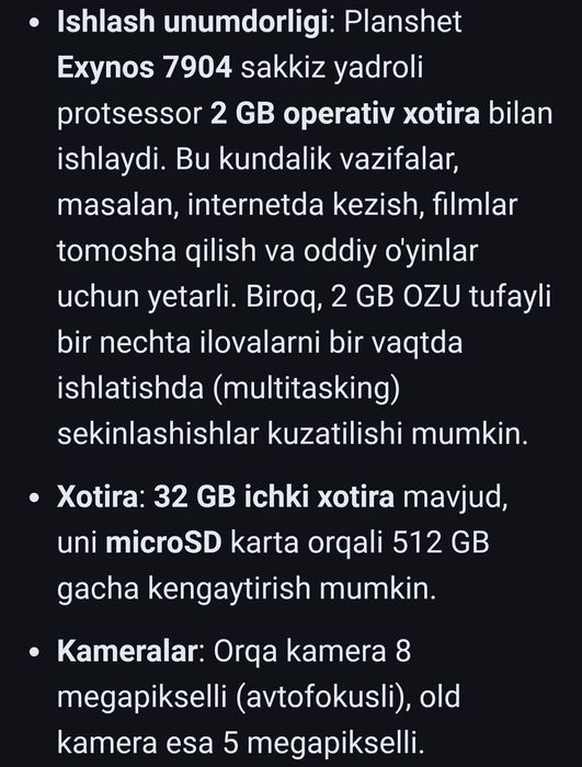 Samsung Galaxi TAB T515
