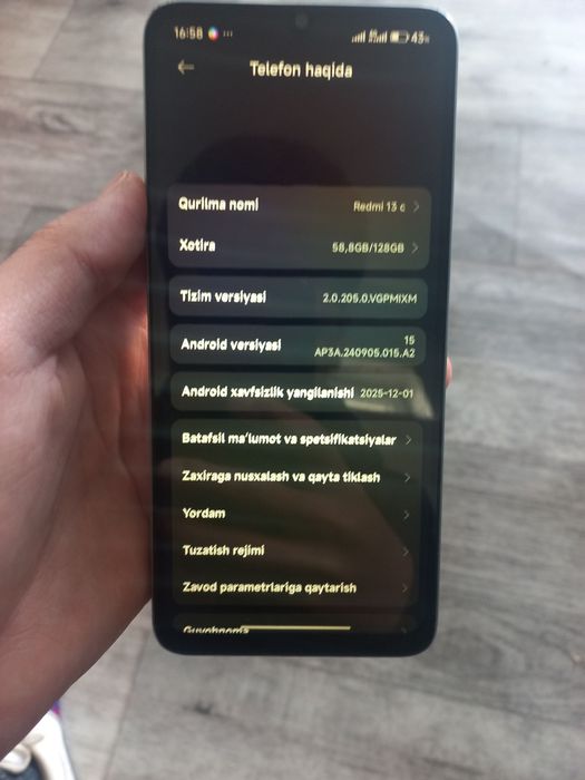 Redmi 13 c sotiladi. Narxi: 890.000