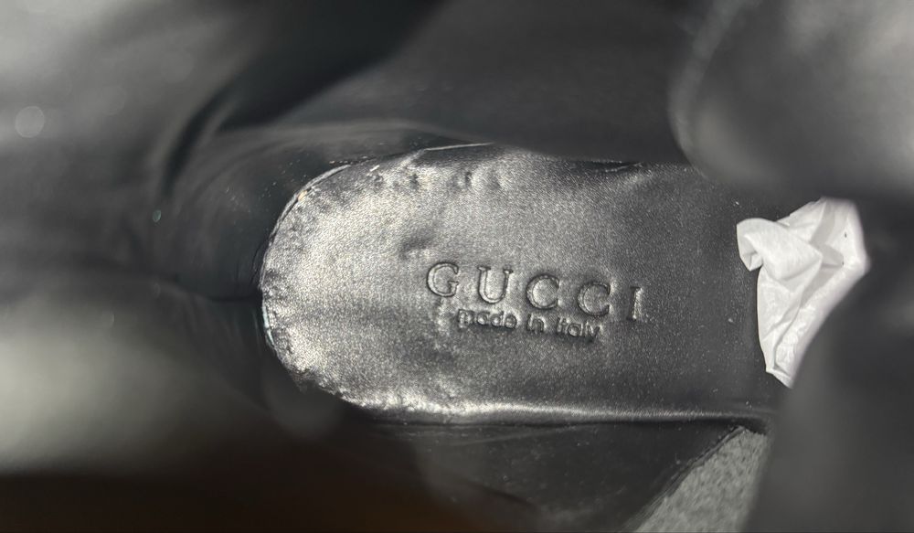 Bocanci/Ghete Gucci GG boots full brown,