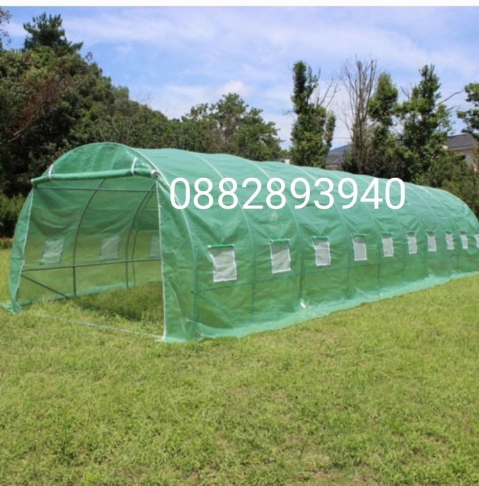 Оранжерия със метална конструкция и Покривала за Оранжерии