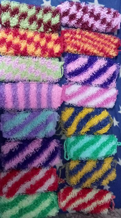 Мочалка вязанная