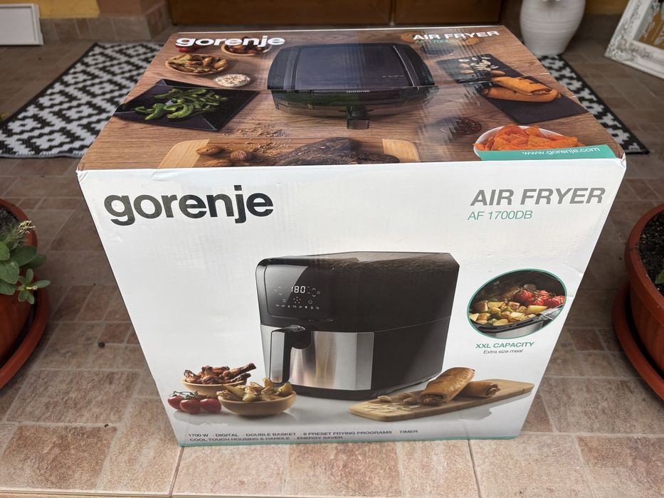 Friteuza cu Aer Cald GORENJE AF1700DB, 1700W, Negru-Argintiu