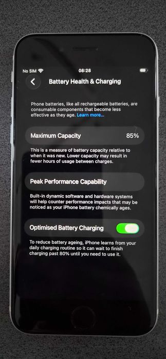 iPhone SE 2 (2020) – 64GB, eSIM, baterie 85%, stare bună