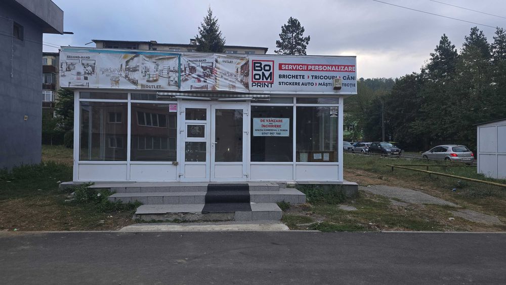 De vanzare,de inchiriat, spatiu comercial,cu teren 492 m2